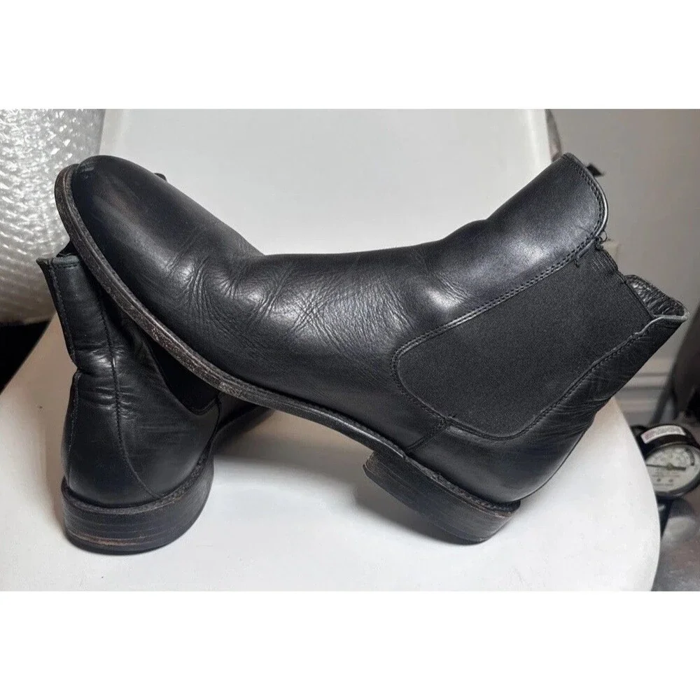 Thursday Boot Co Everyday Cavalier Chelsea Boots Men's size 10.5 Black Leather